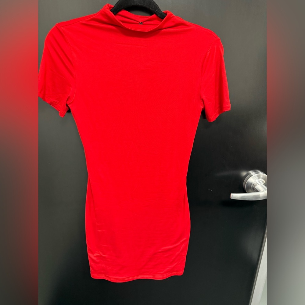 Naked Wardrobe Scarlet Red Top/Dress